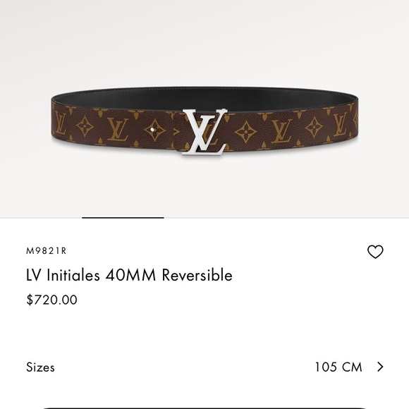 LV Initiales 40MM Reversible Belt - Picture 5 of 5